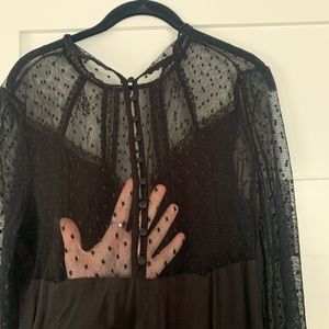 black urban outfitters lace dress